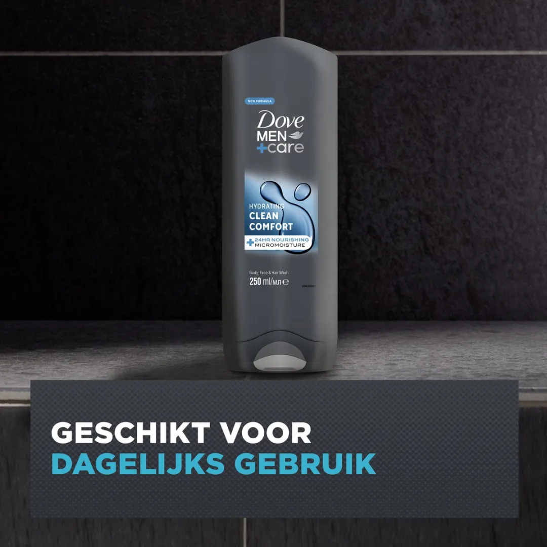 Dove Men+Care 3-in-1 Douchegel Clean Comfort - 6x250ml