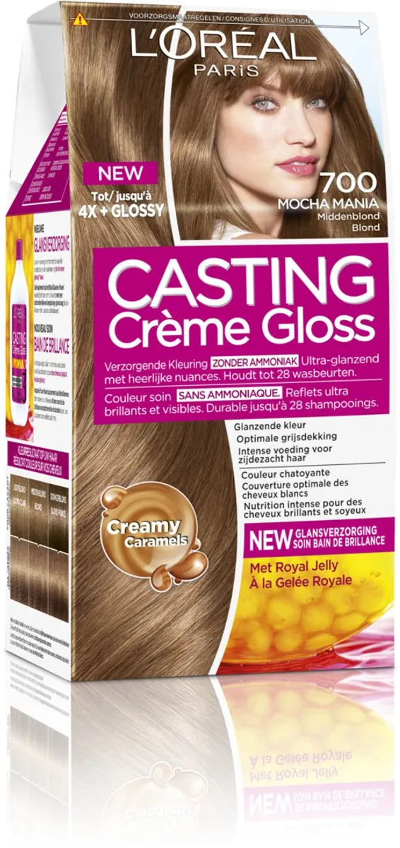 L'Oréal Paris Casting Crème Gloss 700 Middenblond - Semi-permanente haarkleuring 1030ml - afbeelding 6 van 6