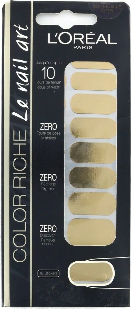 L'Oréal Paris Color Riche Le Nail Art 007 Feuille D'Or