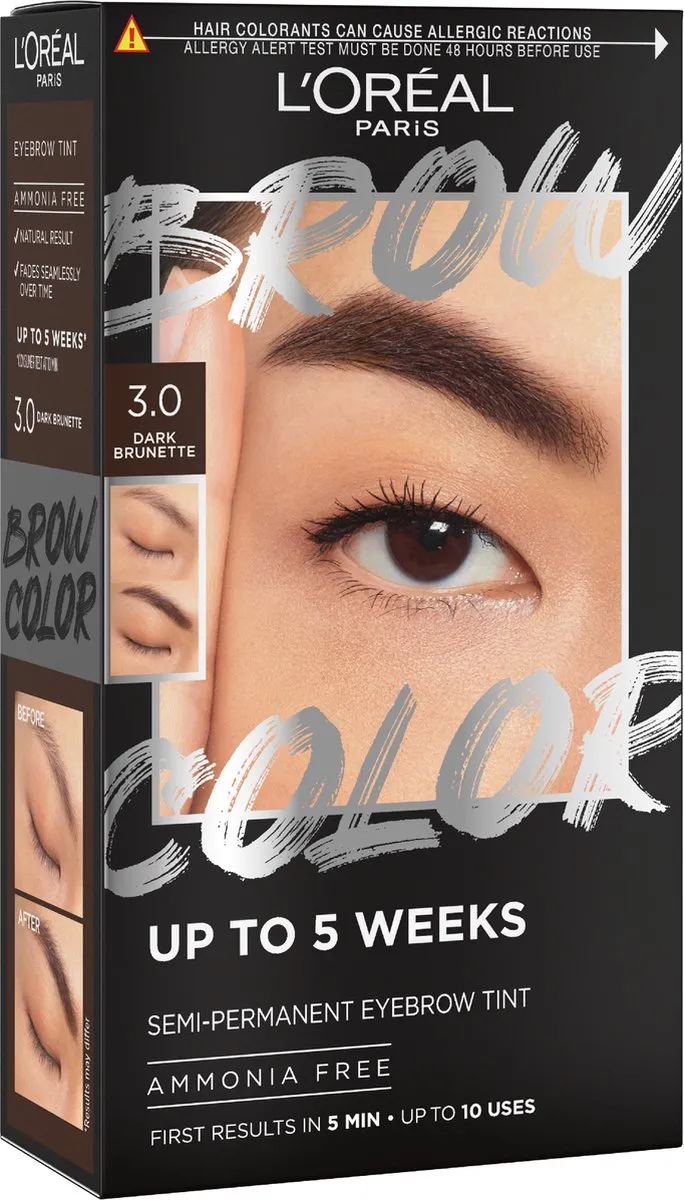 L'Oréal Paris Brow Color 3.0 Dark Brunette Wenkbrauwverf 30ml