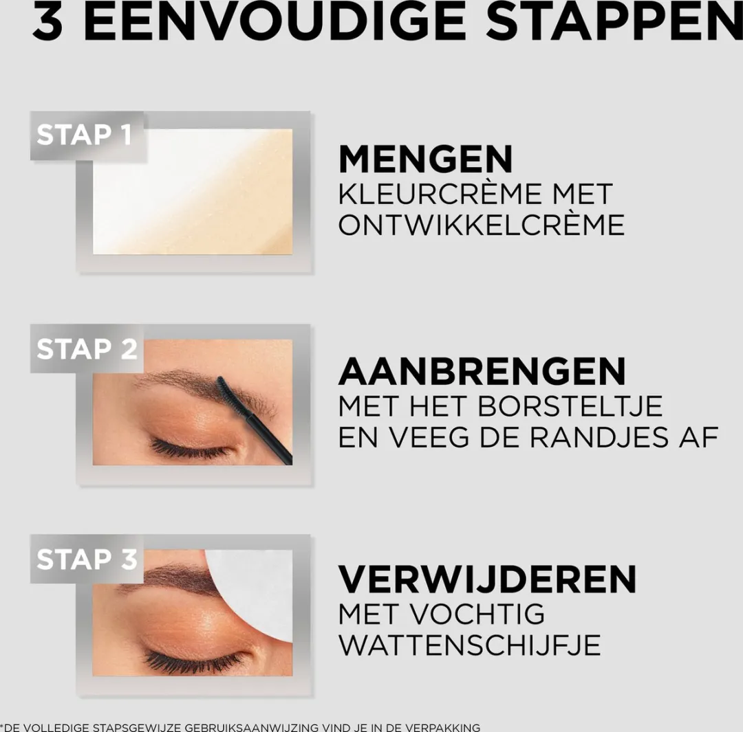 L'Oréal Paris Brow Color 3.0 Dark Brunette Wenkbrauwverf 30ml