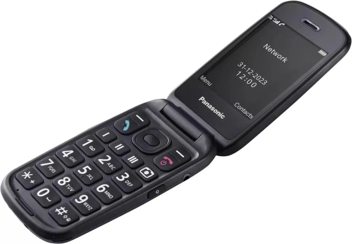 Panasonic KX-TU550EXB Senioren Telefoon - 2.8" - 32MB - Zwart