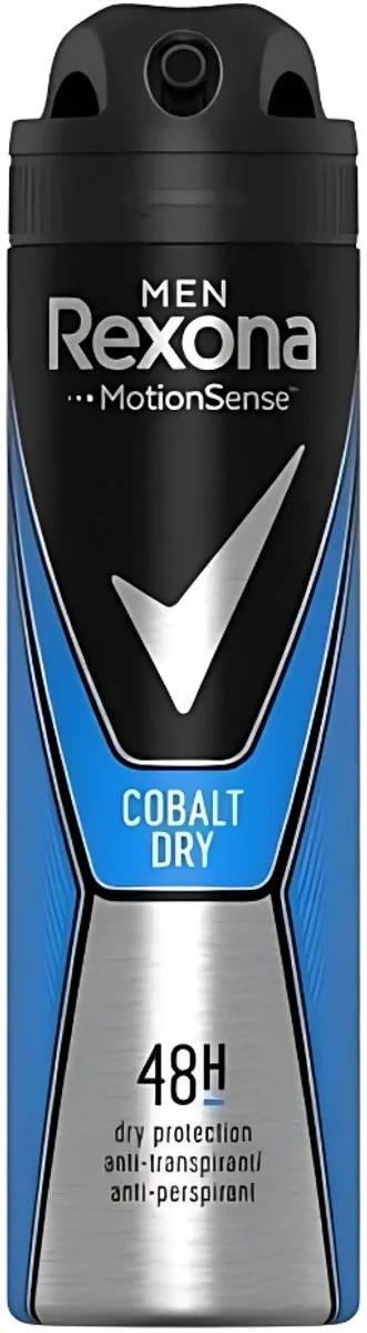 Rexona Men Motion Sense Cobalt Dry Deo Spray 450ml - 3 Stuks