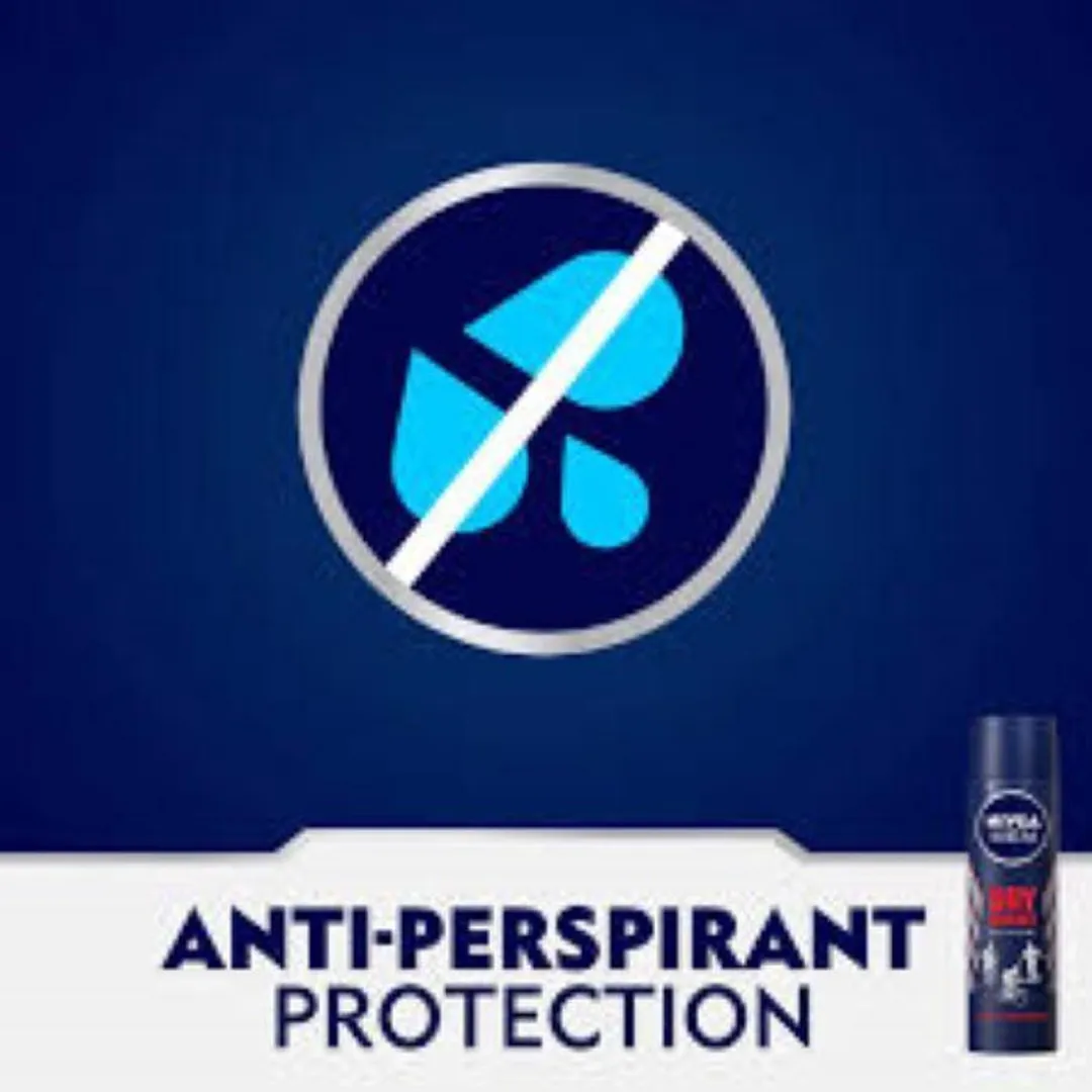 NIVEA MEN Dry Impact Deodorant Spray 150ml - 3 Stuks - afbeelding 2 van 6