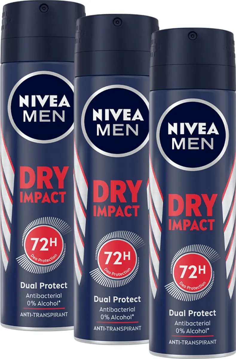 NIVEA MEN Dry Impact Deodorant Spray 150ml