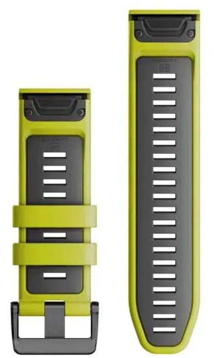 Garmin QuickFit 26 Smartwatchband - 26mm - Grafiet/Limoen