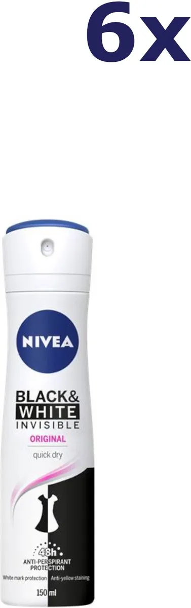 NIVEA Black & White Clear Deospray