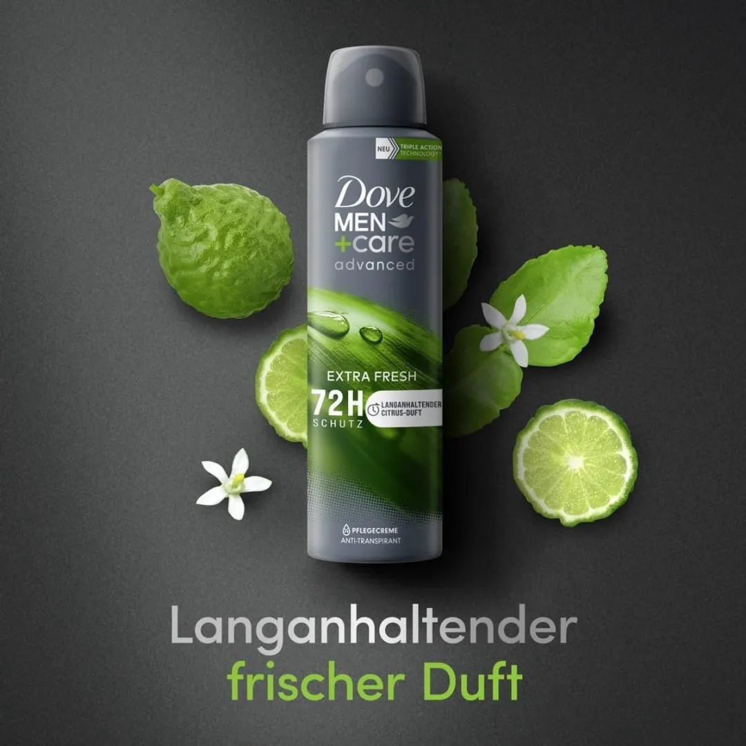 Dove Men+Care Deo Spray 72H Extra Fresh 3x150ml