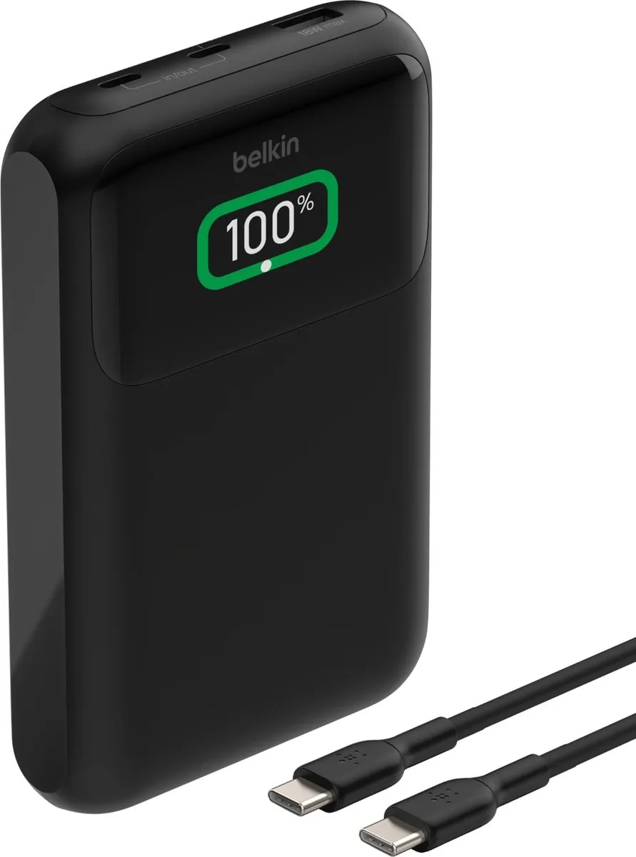 Belkin BoostCharge Pro 20000mAh Powerbank 65W - Zwart