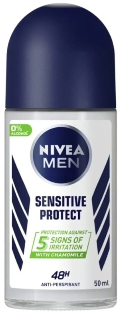 NIVEA Men Deodorant Roller Sensitive Protect 50ml - 200ml (4x50ml)