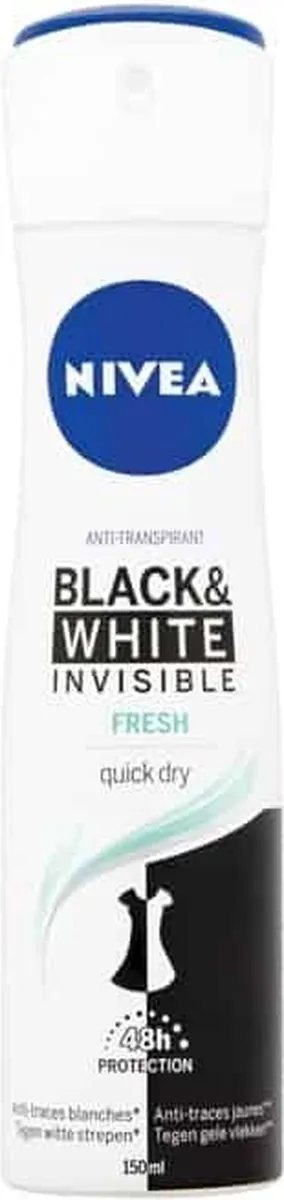 NIVEA Deospray Invisible Black & White Fresh Woman 150ml