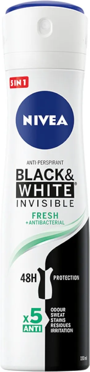 NIVEA Deospray Invisible Black & White Fresh Woman 150ml