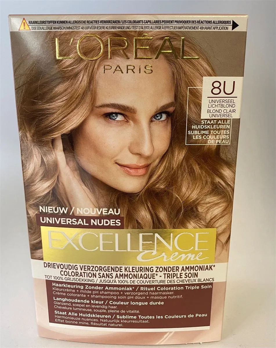 L'Oréal Paris Excellence Crème Universal Nudes 8U Permanent - afbeelding 6 van 6