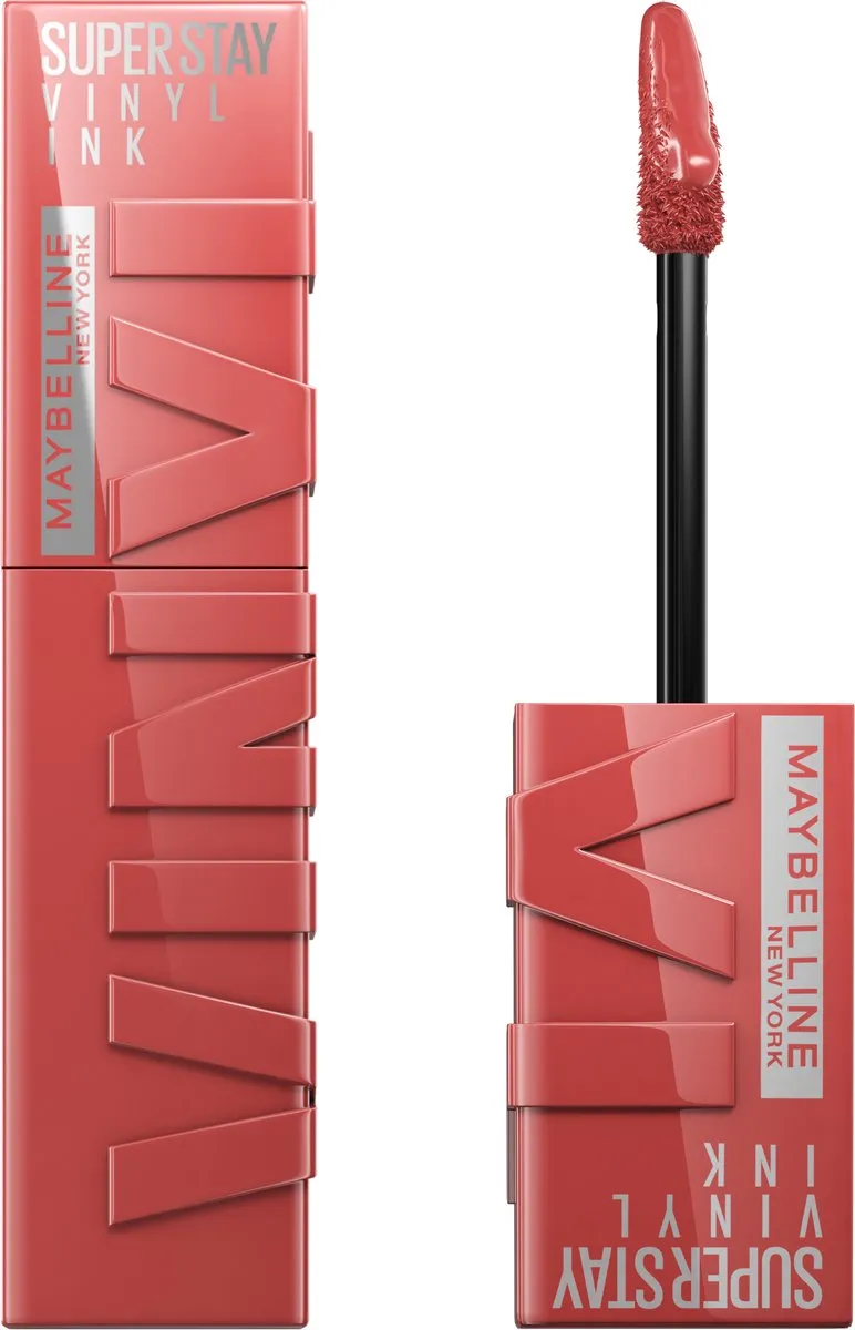 Maybelline SuperStay Vinyl Ink 15 Peachy Lippenstift - 4,2 ml