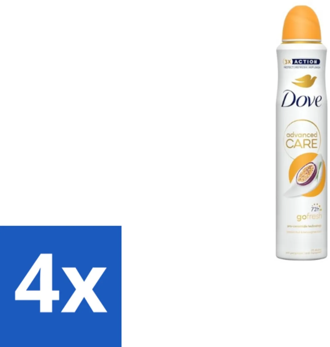 Dove Deodorant Spray Passion Fruit 1000ml