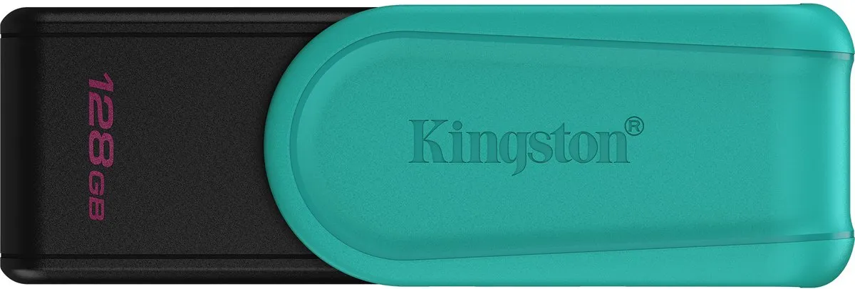 Kingston DataTraveler Exodia S DTXS/128GB USB 3.2 - 128GB - Zwart/Turquoise