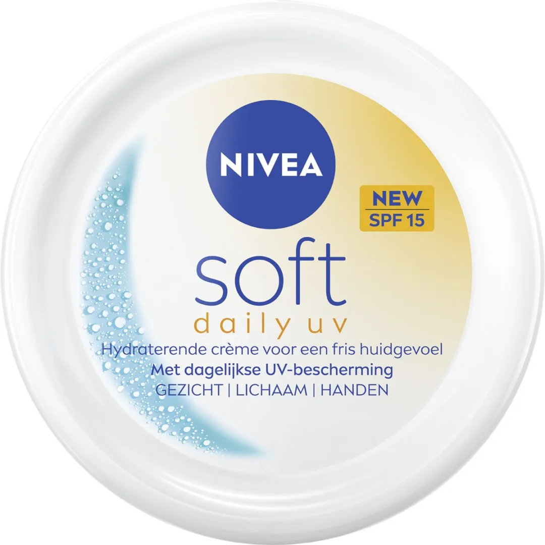NIVEA Soft Daily UV Bodycrème SPF 15 250ml