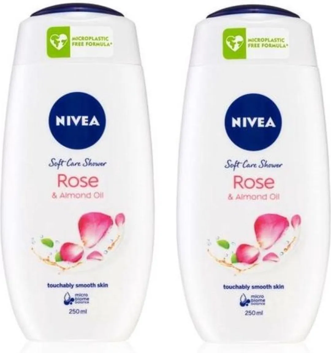 NIVEA Douchegel Rose & Almond Oil Duo - 2x250ml