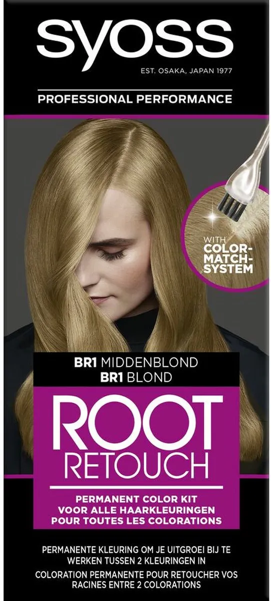 SYOSS BR1 Medium Blond Uitgroeiset 115ml