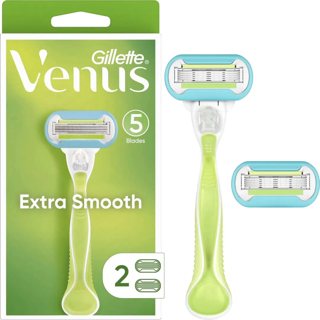 Gillette Venus Extra Smooth Scheerapparaat - 5 Bladen - Groen - afbeelding 2 van 4