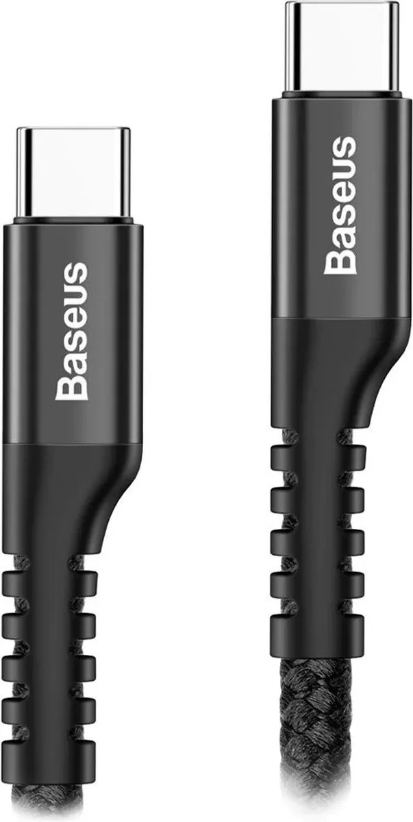 Baseus Fish Eye USB-A/USB-C Kabel 2A 1m - Zwart