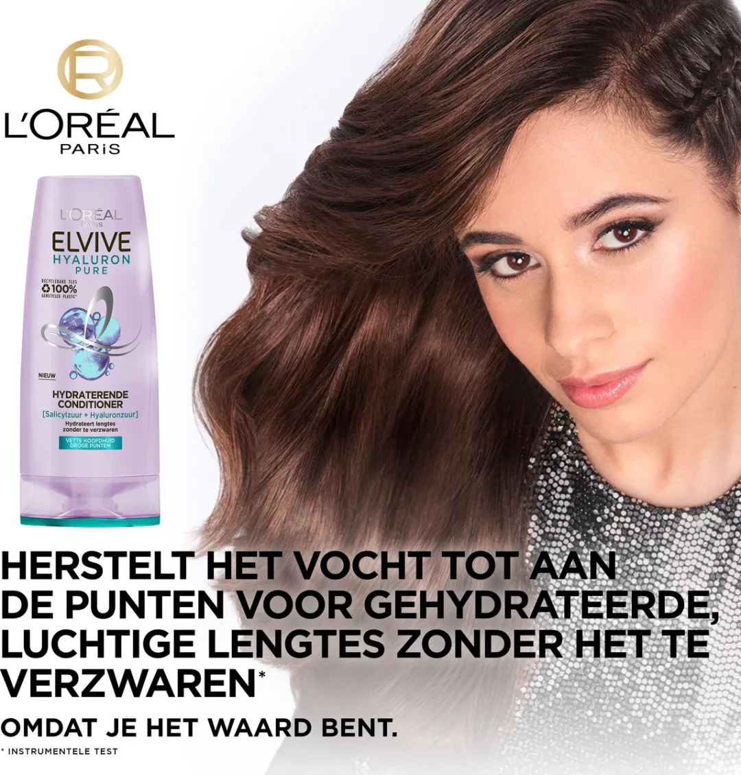 L'Oréal Paris Elvive Hyaluron Pure Conditioner 6x200ml