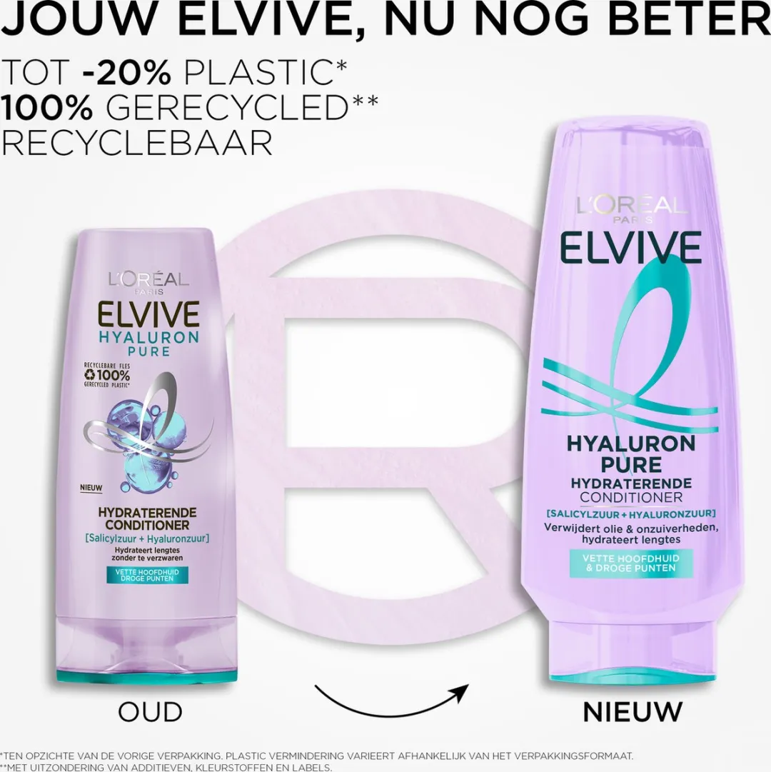 L'Oréal Paris Elvive Hyaluron Pure Conditioner 6x200ml