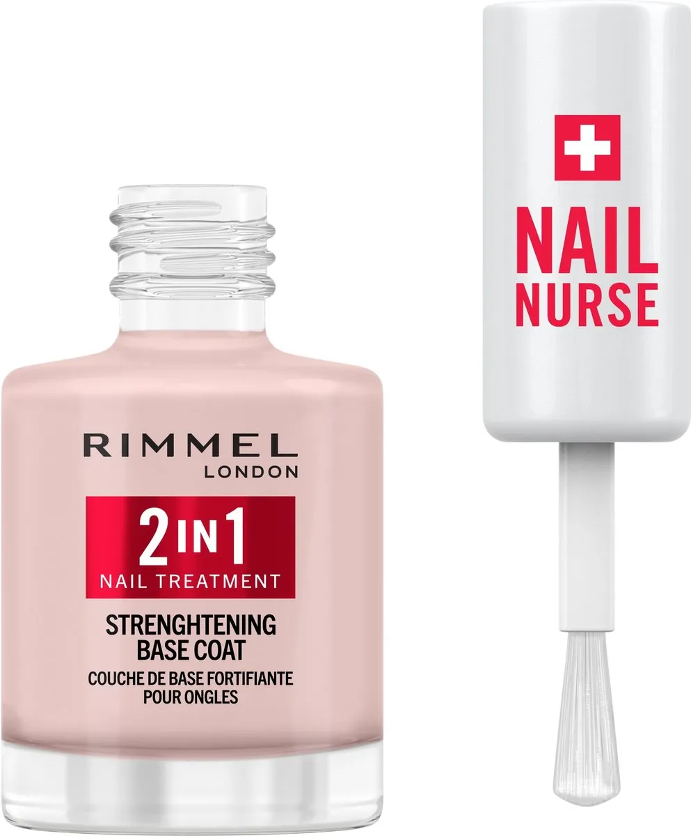 Rimmel London Nagelverzorging 2-in-1 Base Coat & Strengthener 12ml