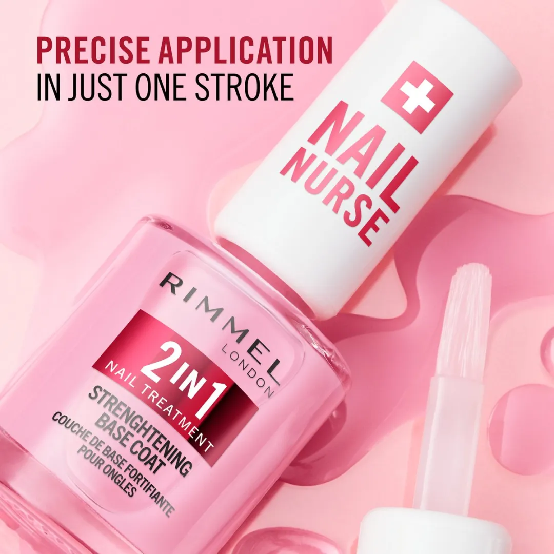 Rimmel London Nagelverzorging 2-in-1 Base Coat & Strengthener 12ml