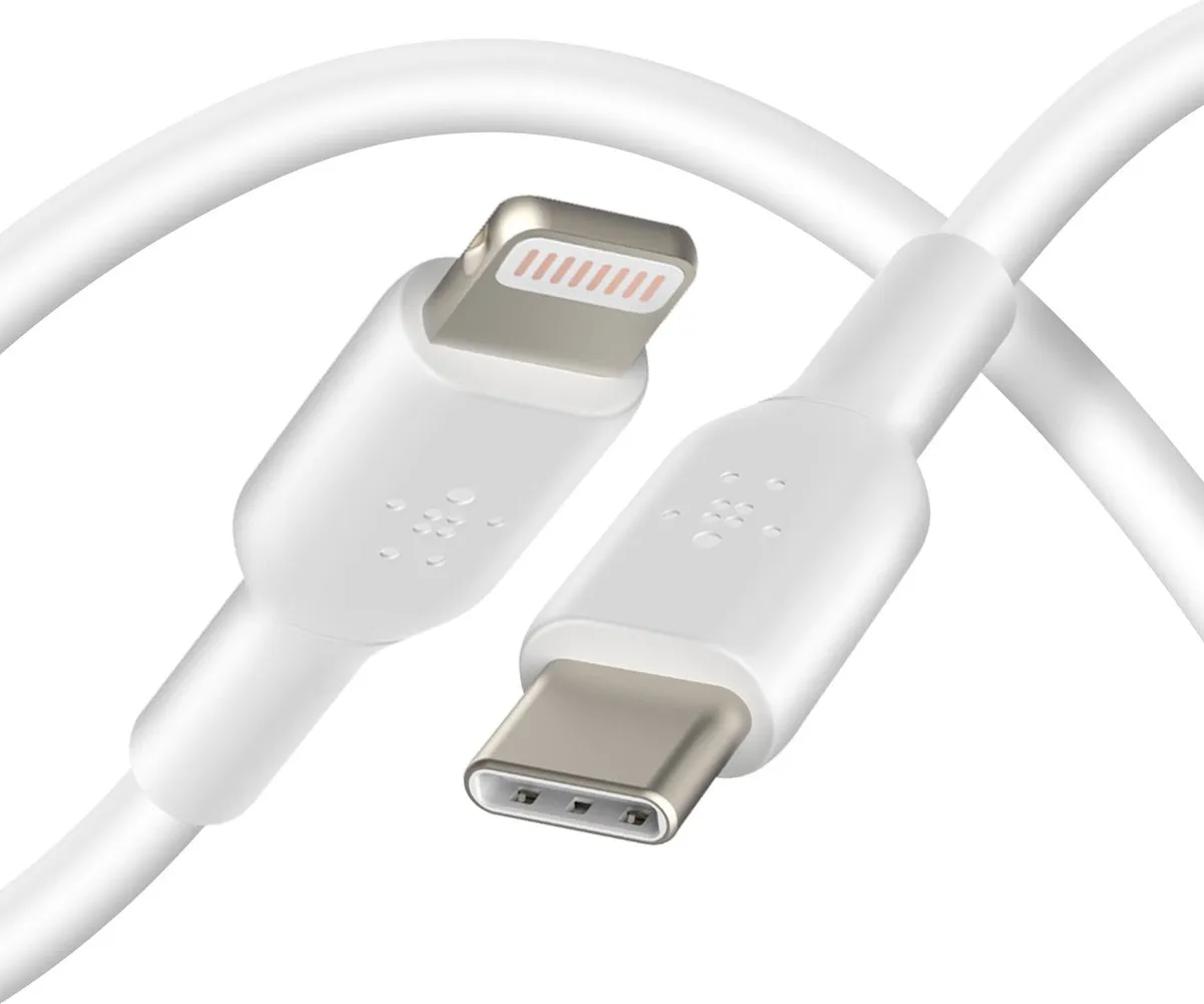 Belkin USB-C naar Lightning Kabel 18W 2m - Wit