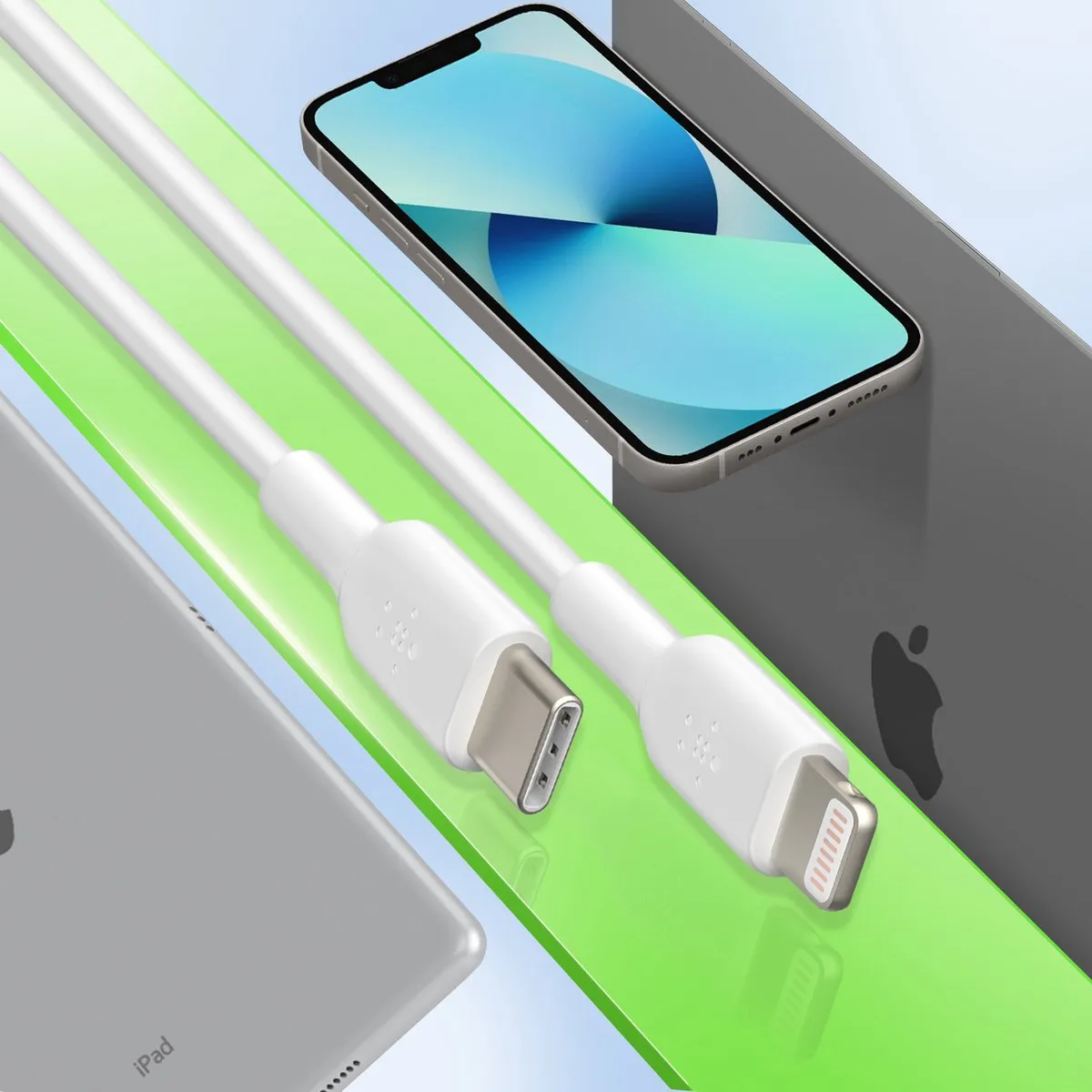 Belkin USB-C naar Lightning Kabel 18W 2m - Wit