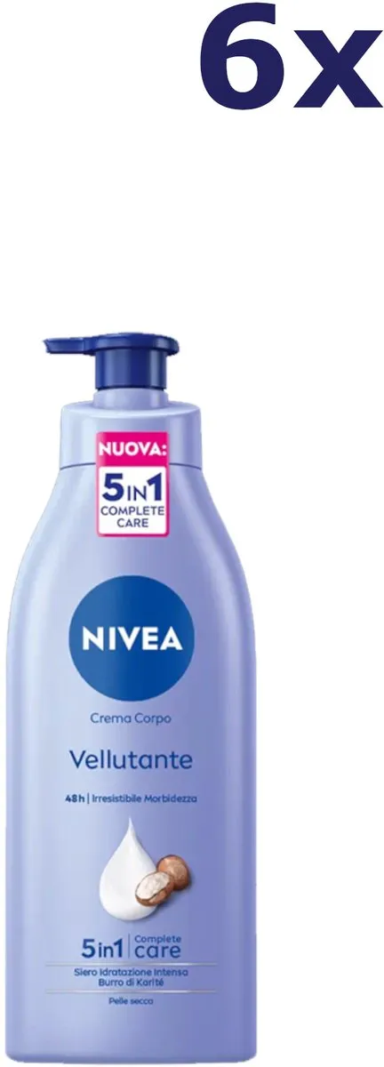NIVEA Body Milk 500ml Silky Shea