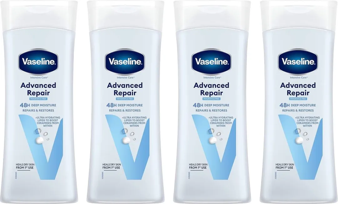 Vaseline Advanced Repair Bodylotion 800ml (4x200ml)