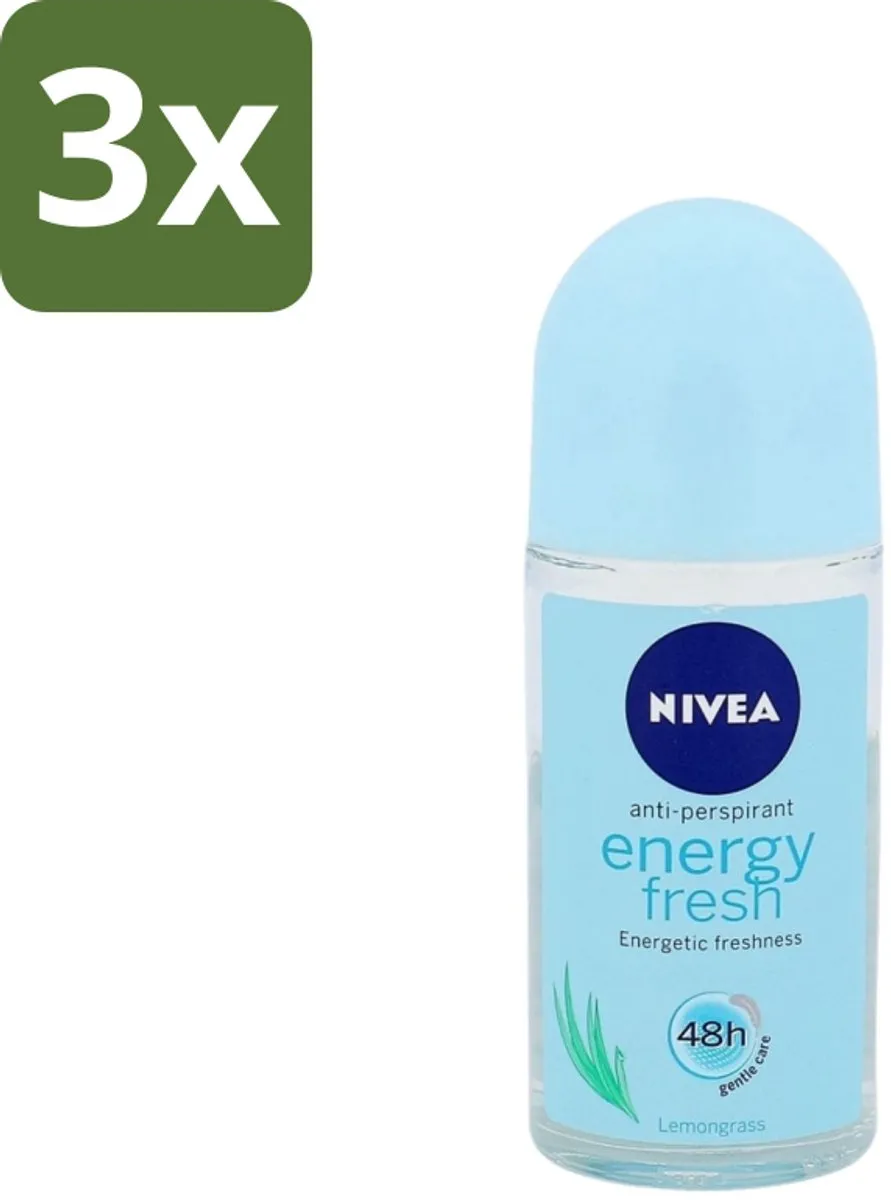 NIVEA Energy Fresh Vrouwen Roll-on Deodorant 50ml