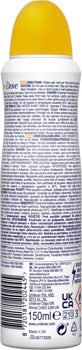 Dove Deospray Passievrucht & Citroengras 150ml