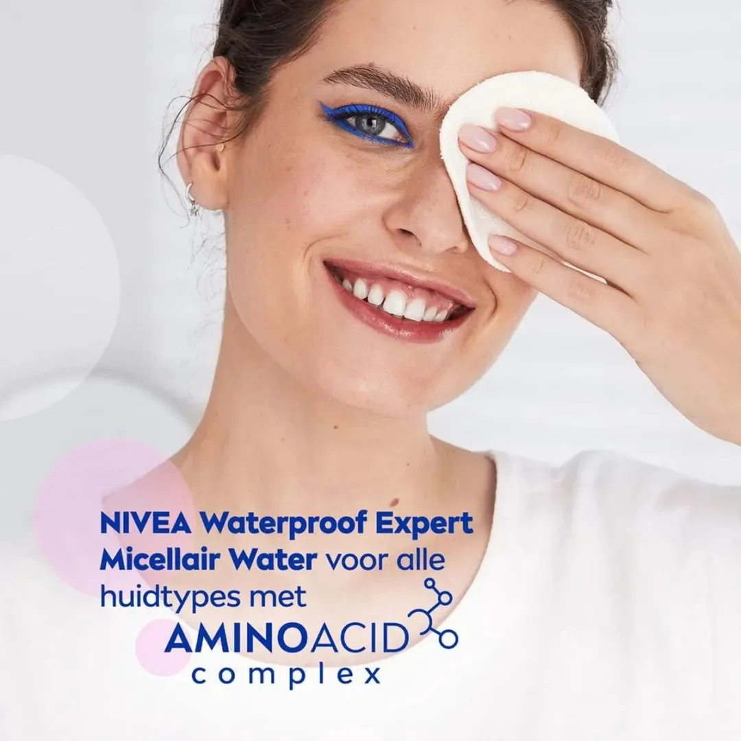 NIVEA 0% Residu Micellair Water Waterproof - 6x400ml