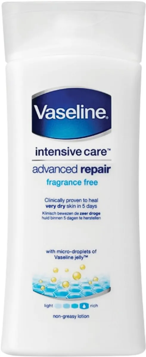 Vaseline Advanced Repair Bodylotion 400ml - 2 Stuks