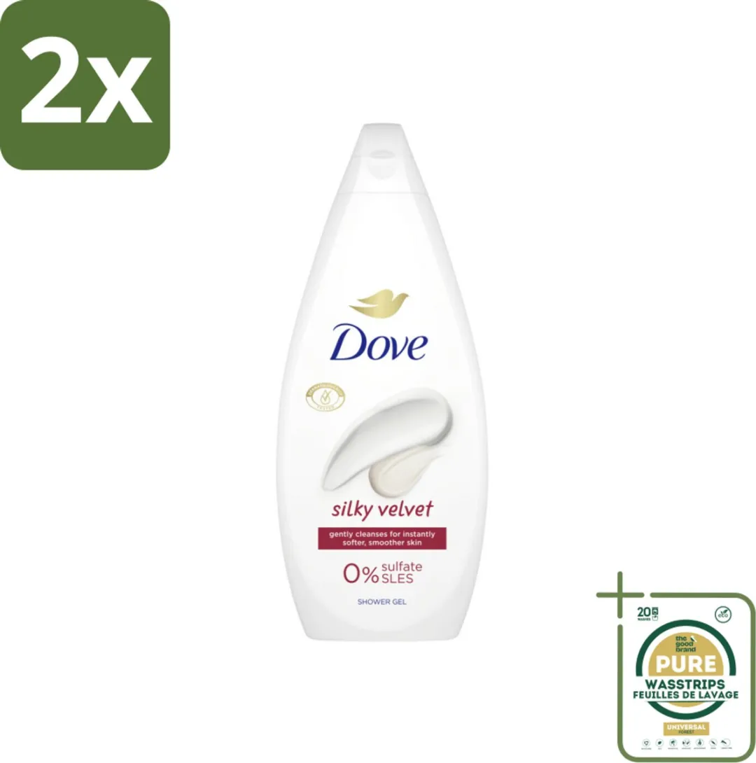 Dove Douchecrème Silky Velvet 800ml