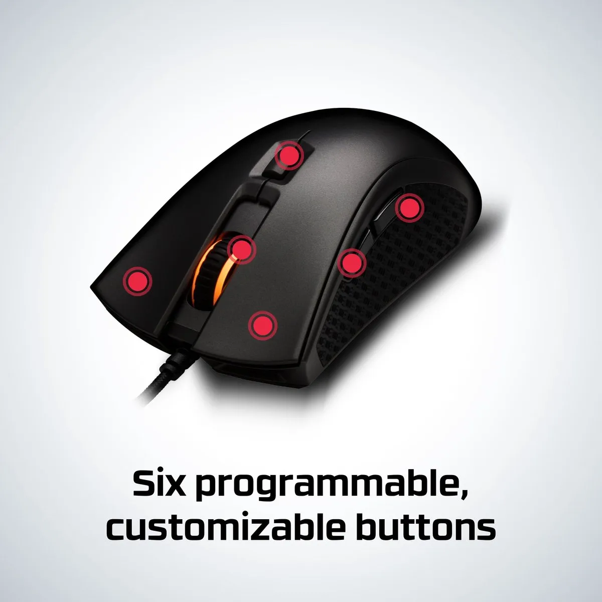 HyperX Pulsefire FPS Pro HX-MC003B Gaming Muis - 16000DPI - Zwart