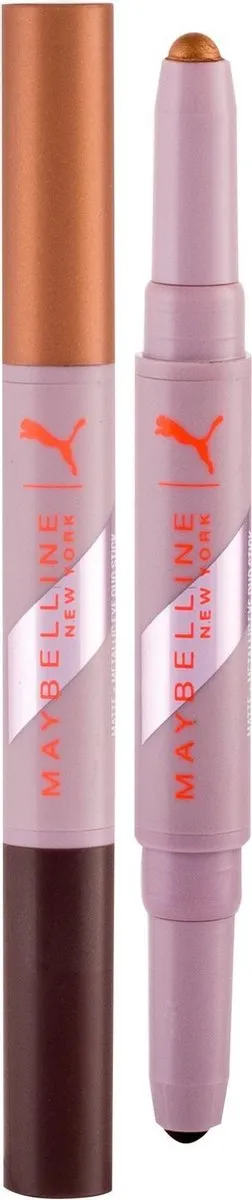 Maybelline Puma Matte + Metallic Eye Duo Stick - Bruin/Brons
