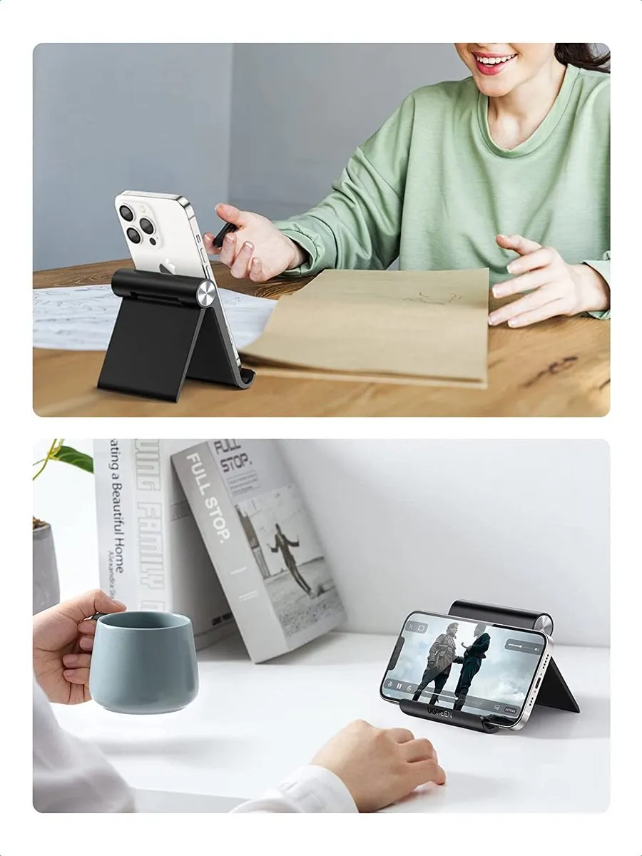Ugreen Universele Telefoonhouder Bed/Bureau - Zwart - afbeelding 4 van 6