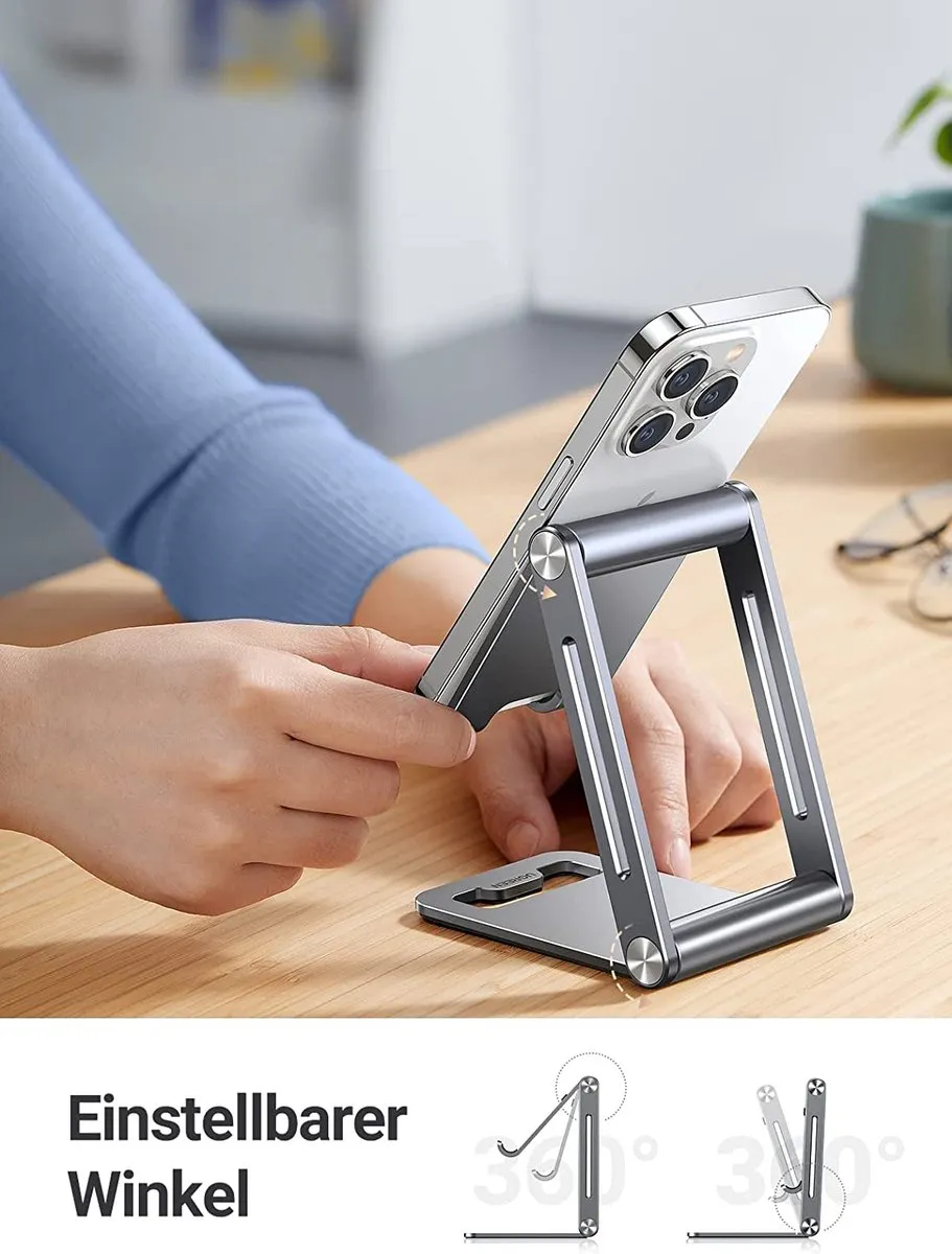 Ugreen Universele Telefoonhouder Bed/Bureau - Zwart - afbeelding 5 van 6