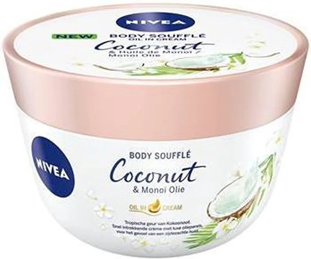 NIVEA Body Soufflé Coconut & Monoi Olie - 3x200ml