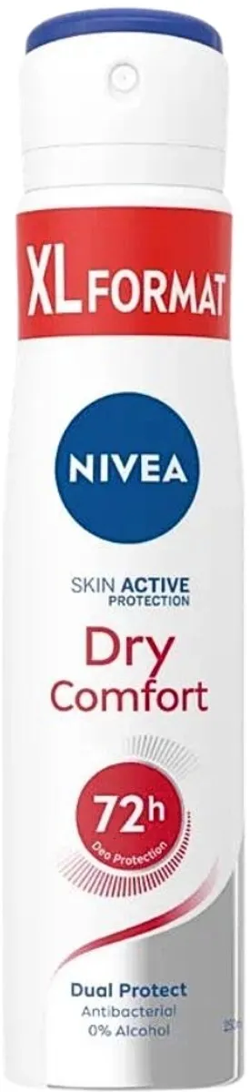 NIVEA Deospray Dry Comfort Actieve Bescherming 750ml - 3 Stuks
