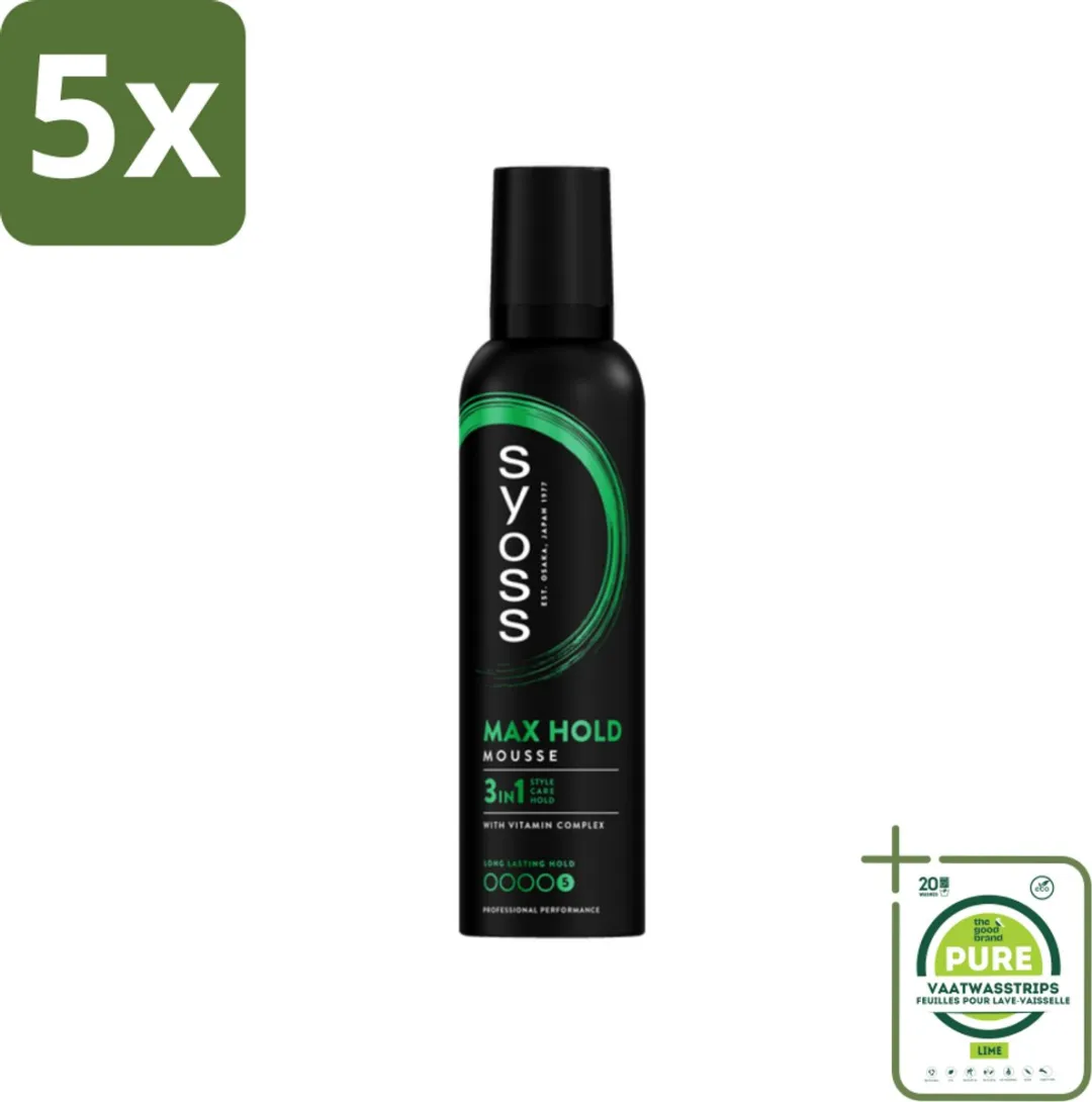 Syoss Max Hold Haarmousse 1250ml