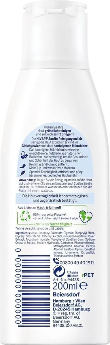 NIVEA Visage Gezichtsreinigingsmelk 200ml