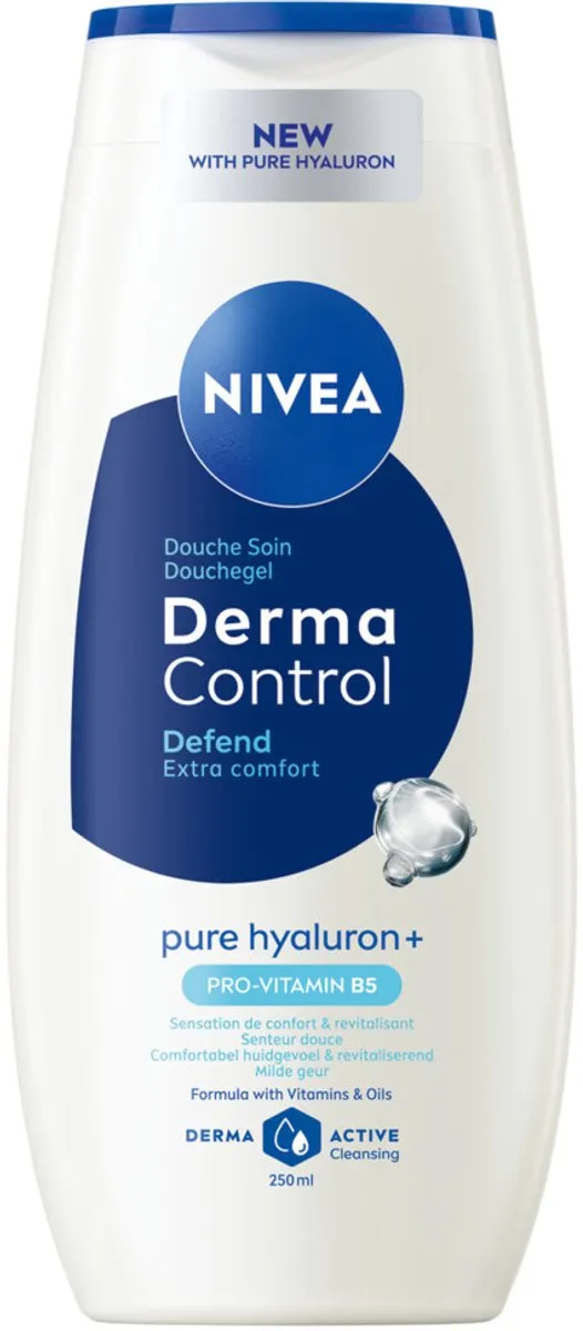 NIVEA Derma Control Defend Showergel 250ml - 24 Stuks
