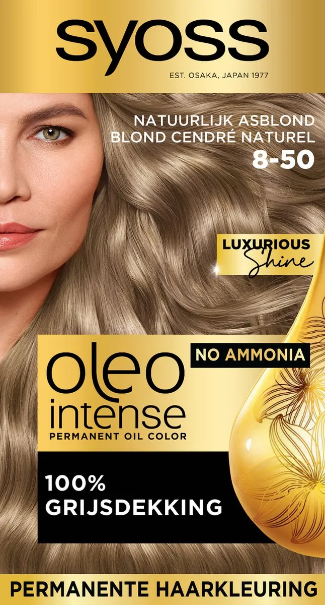 SYOSS Oleo Intense Haarverf Natuurlijk Asblond 115ml