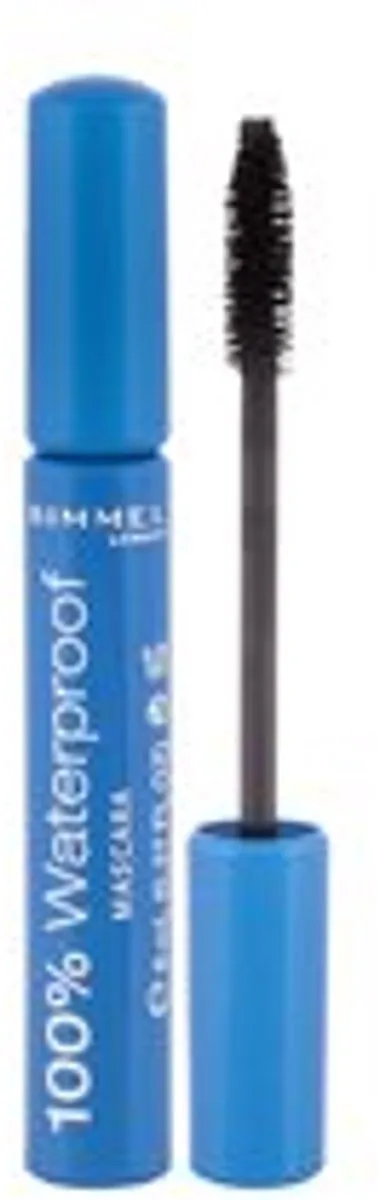 Rimmel London 100% Waterproof Mascara 001 Zwart