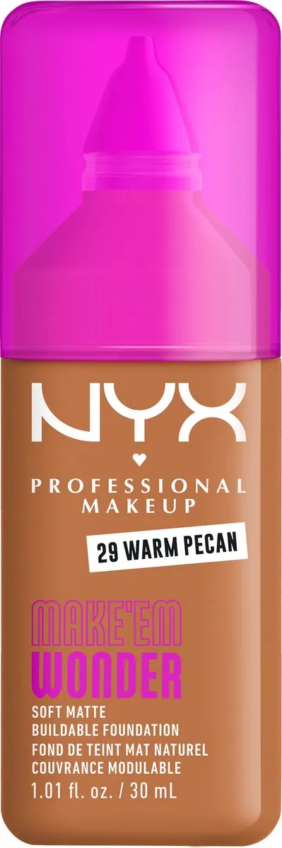 NYX Make 'EM Wonder Foundation Warm Pecan 30ml